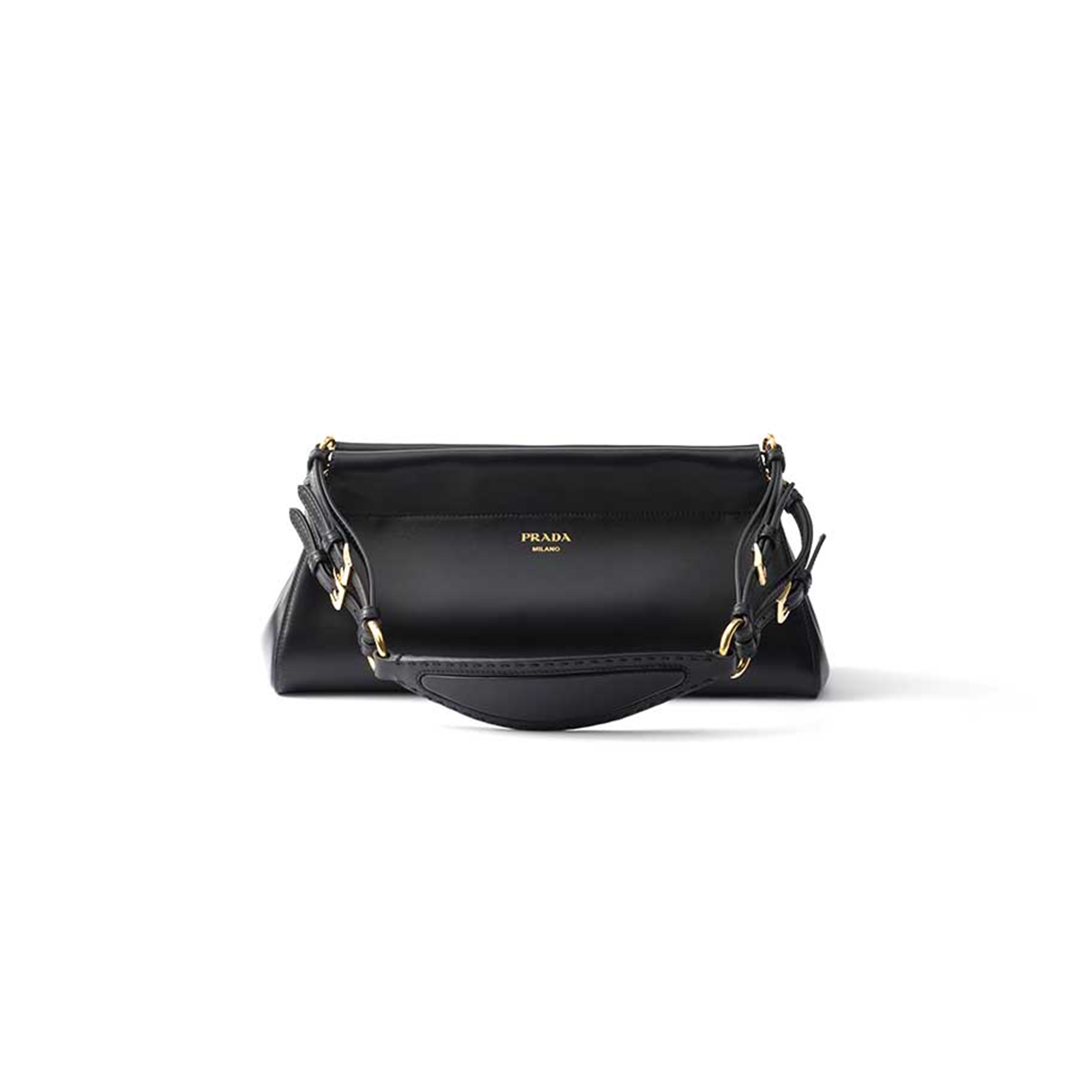 PRADA ENCHAÎNÉ MEDIUM LEATHER BAG 1BC262 (32.5*15.5*11cm) 